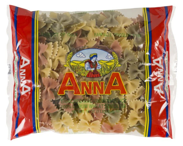 Anna Tricolor Farfalle 1 LB
