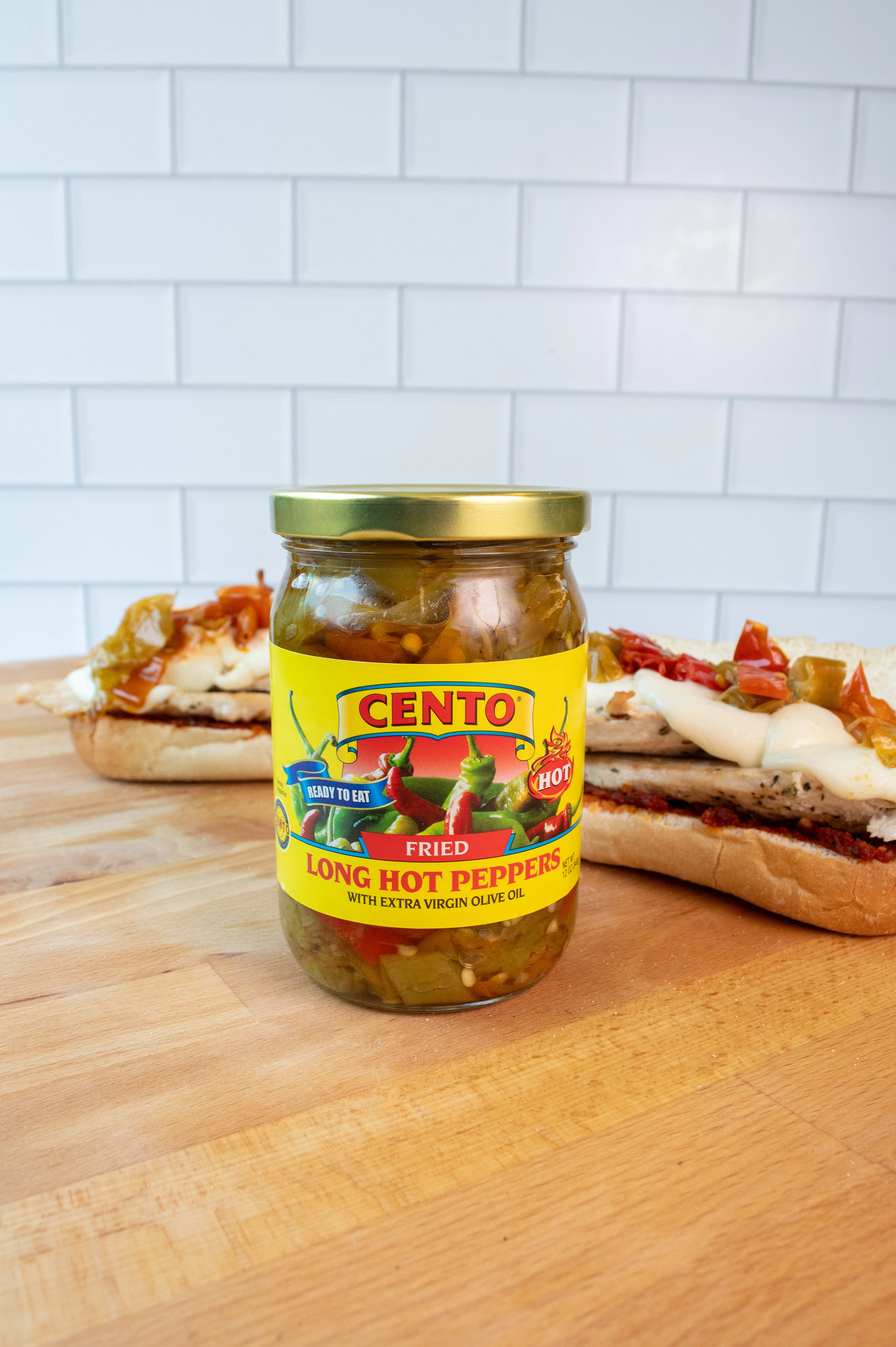 Cento Fried Long Hot Peppers 12 OZ - Image 3