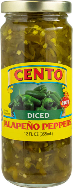 Cento Jalapeno Peppers Diced  12 FL OZ