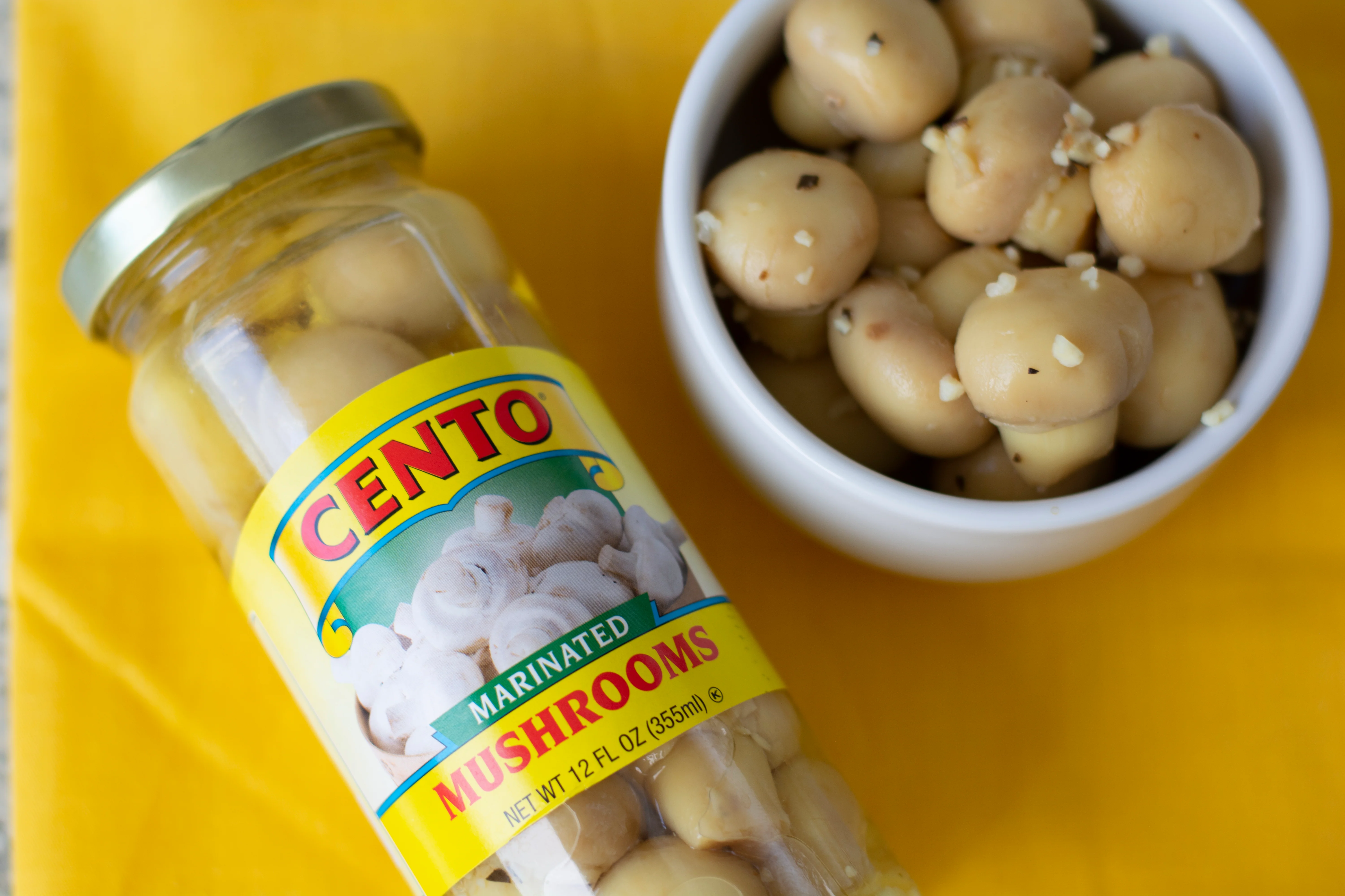 Cento Marinated Mushrooms 12 FL OZ - Image 3