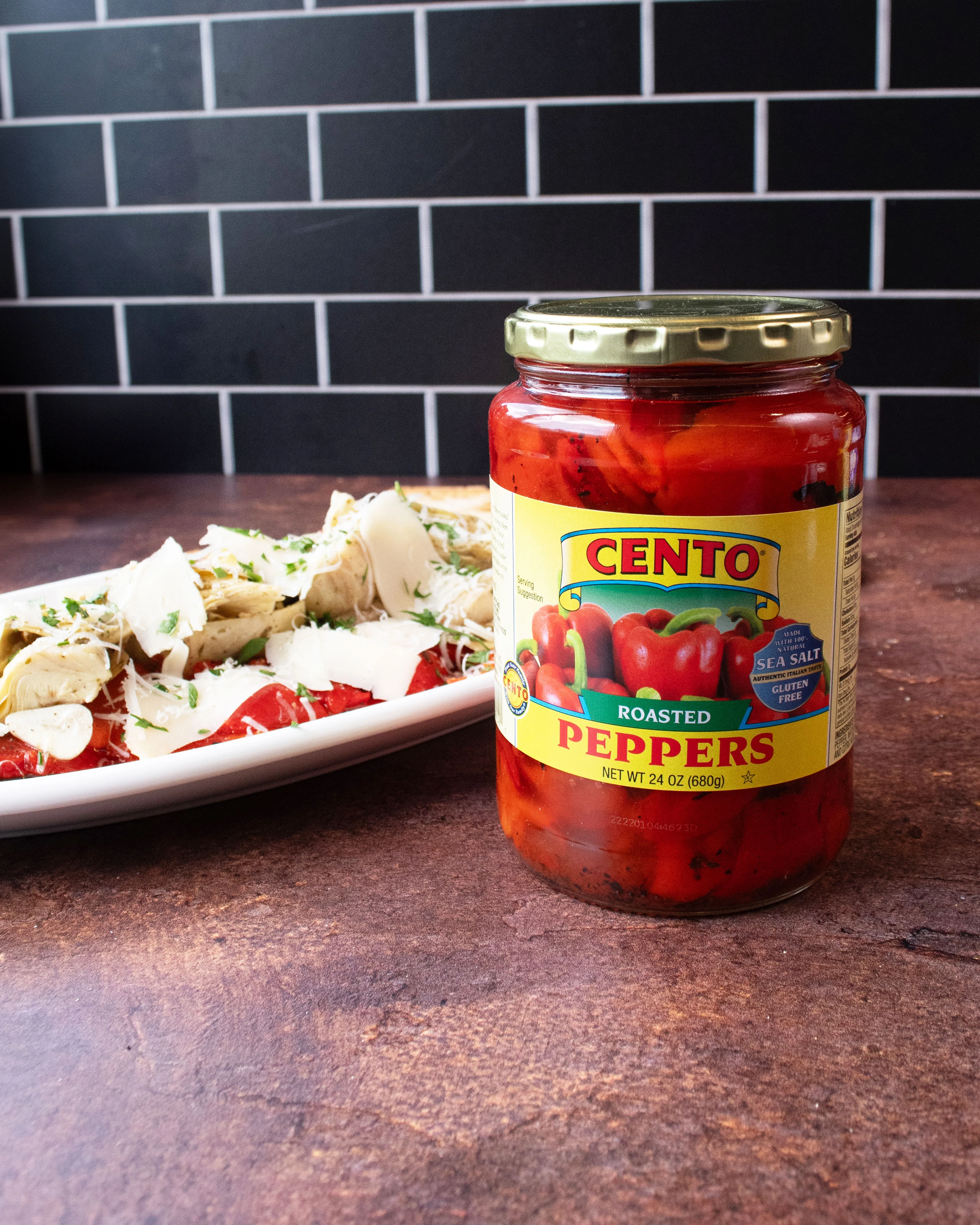 Cento Roasted Peppers 24 OZ - Image 2