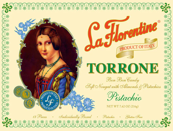 La Florentine Pistachio Torrone 18 pc